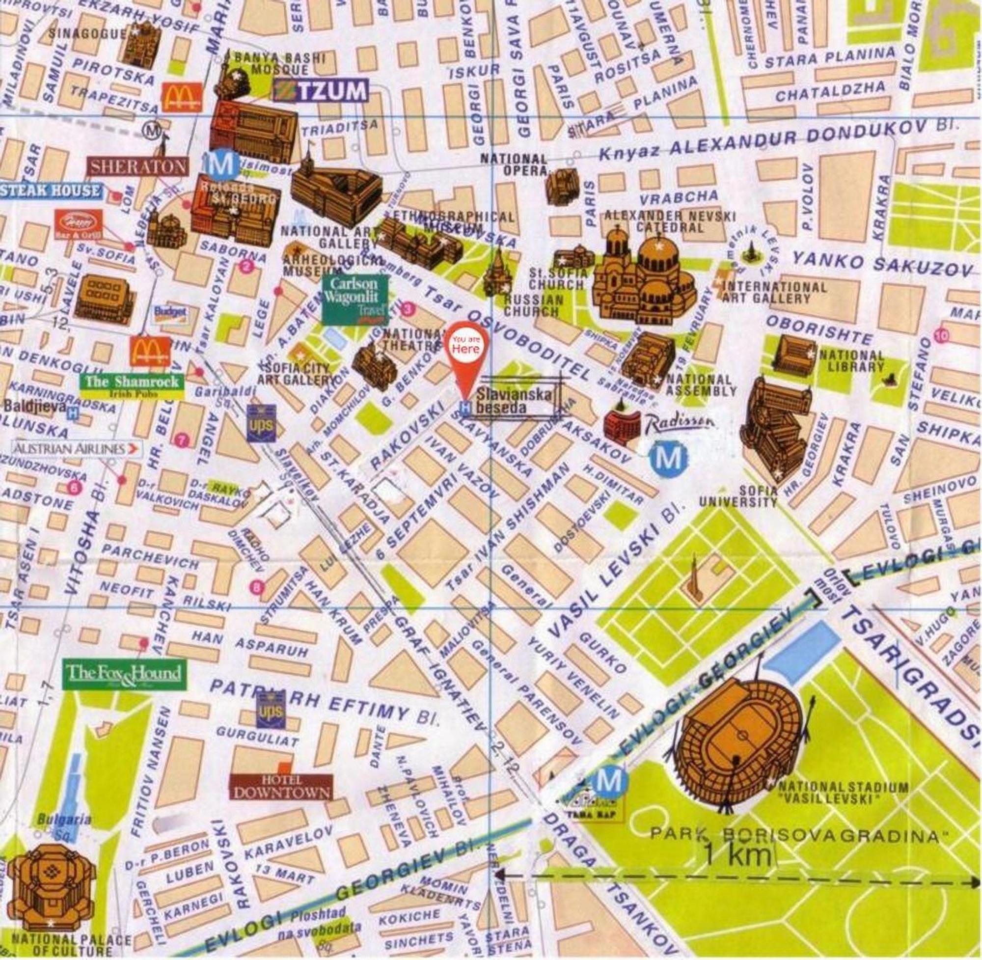Top Center, 3Bdr, Heart Of The City, Free Secured Parking Sofia Ngoại thất bức ảnh